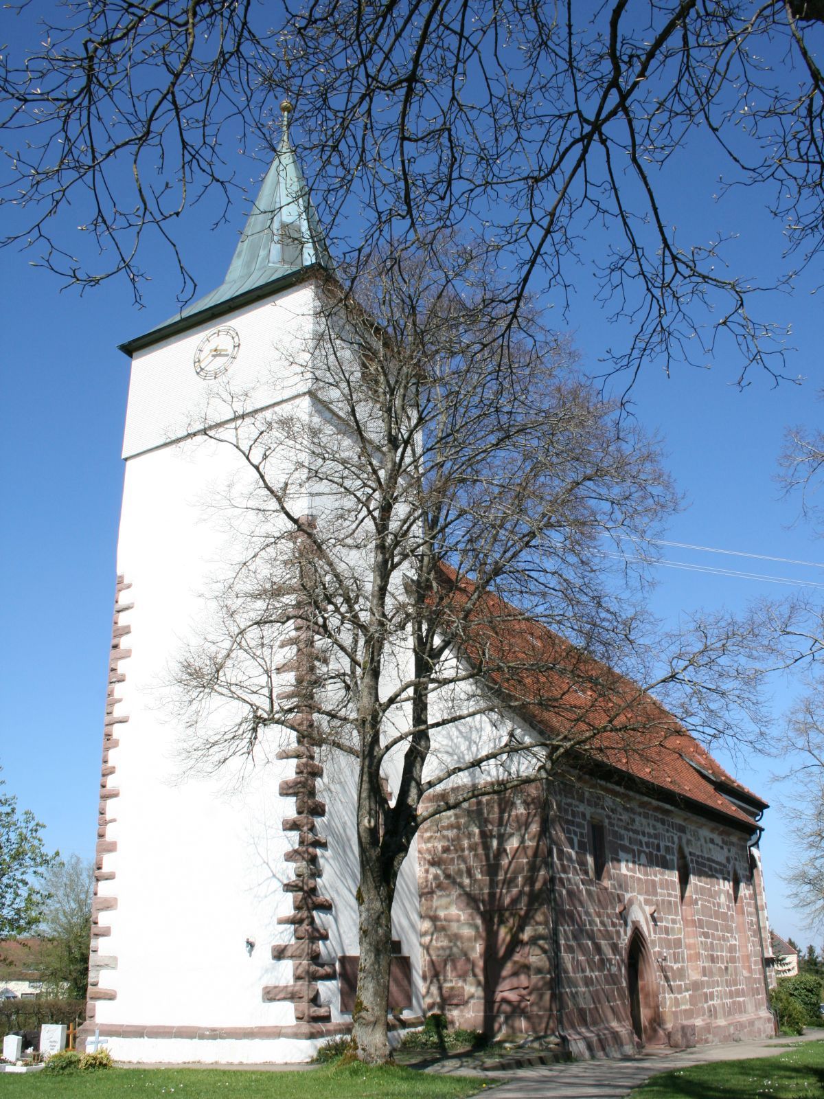  St. Michaelskirche in Oberiflingen - das Bild wird mit einem Klick vergrößert 