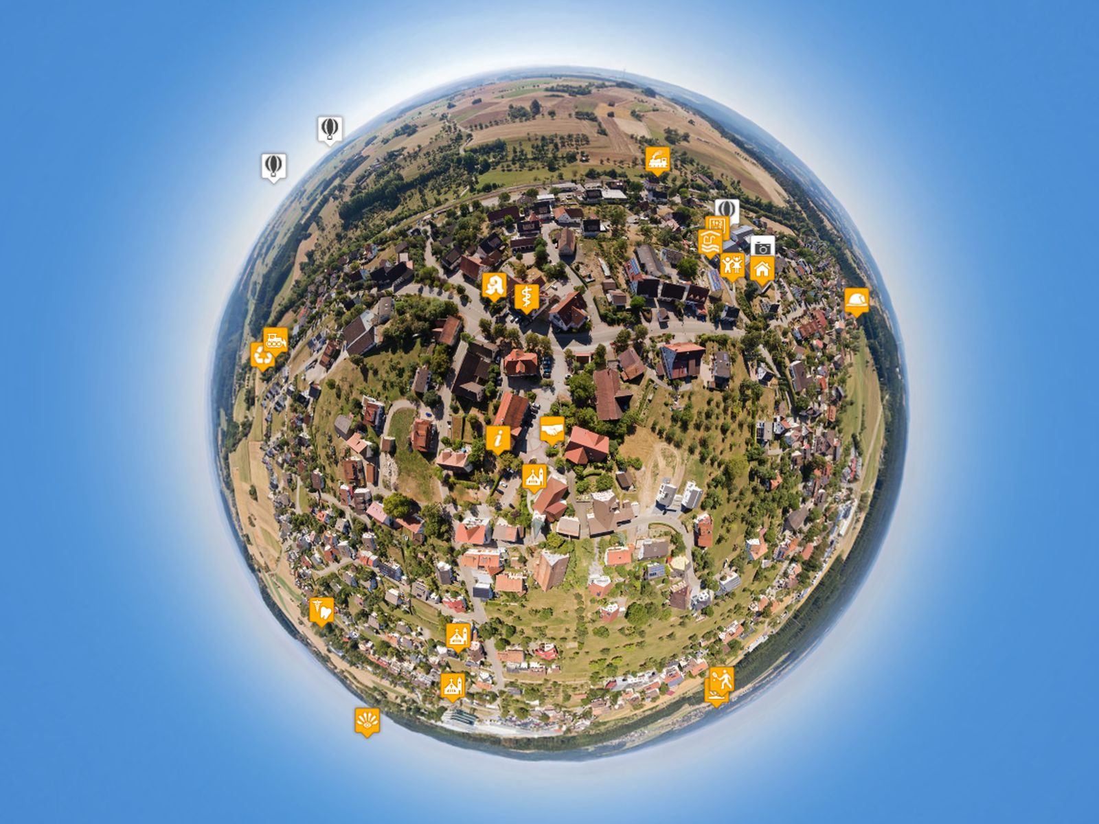  360°-Luftbildaufnahmen 