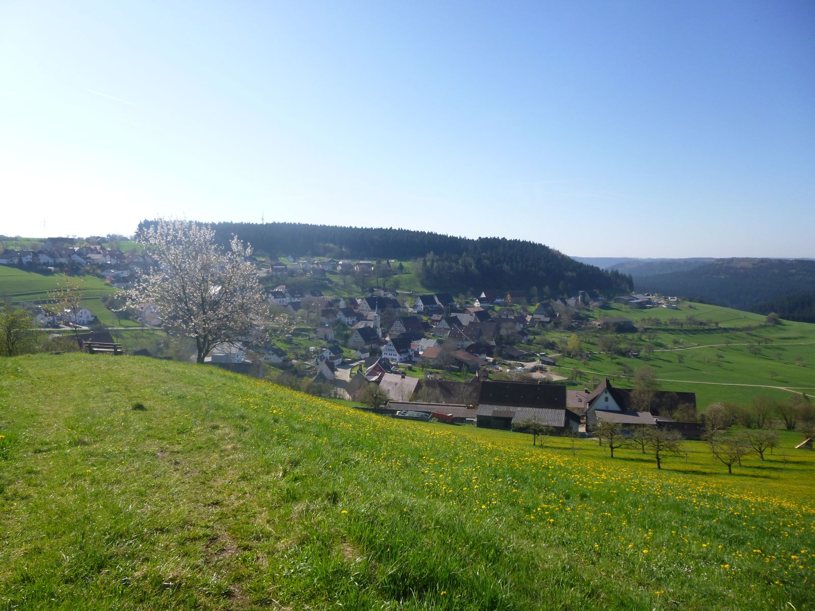  Aussichtspunkt Unteriflingen - das Bild wird mit einem Klick vergrößert 