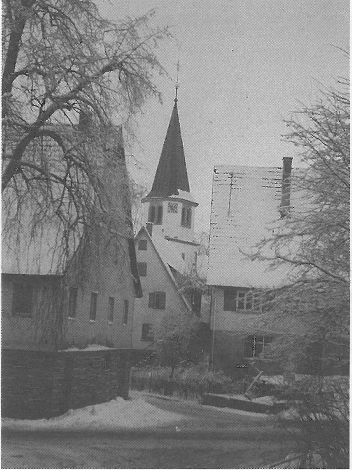  Schopflocher Skizzen Altes Foto der Gemeinde - Bild wird mit einem klick vergrößert 
