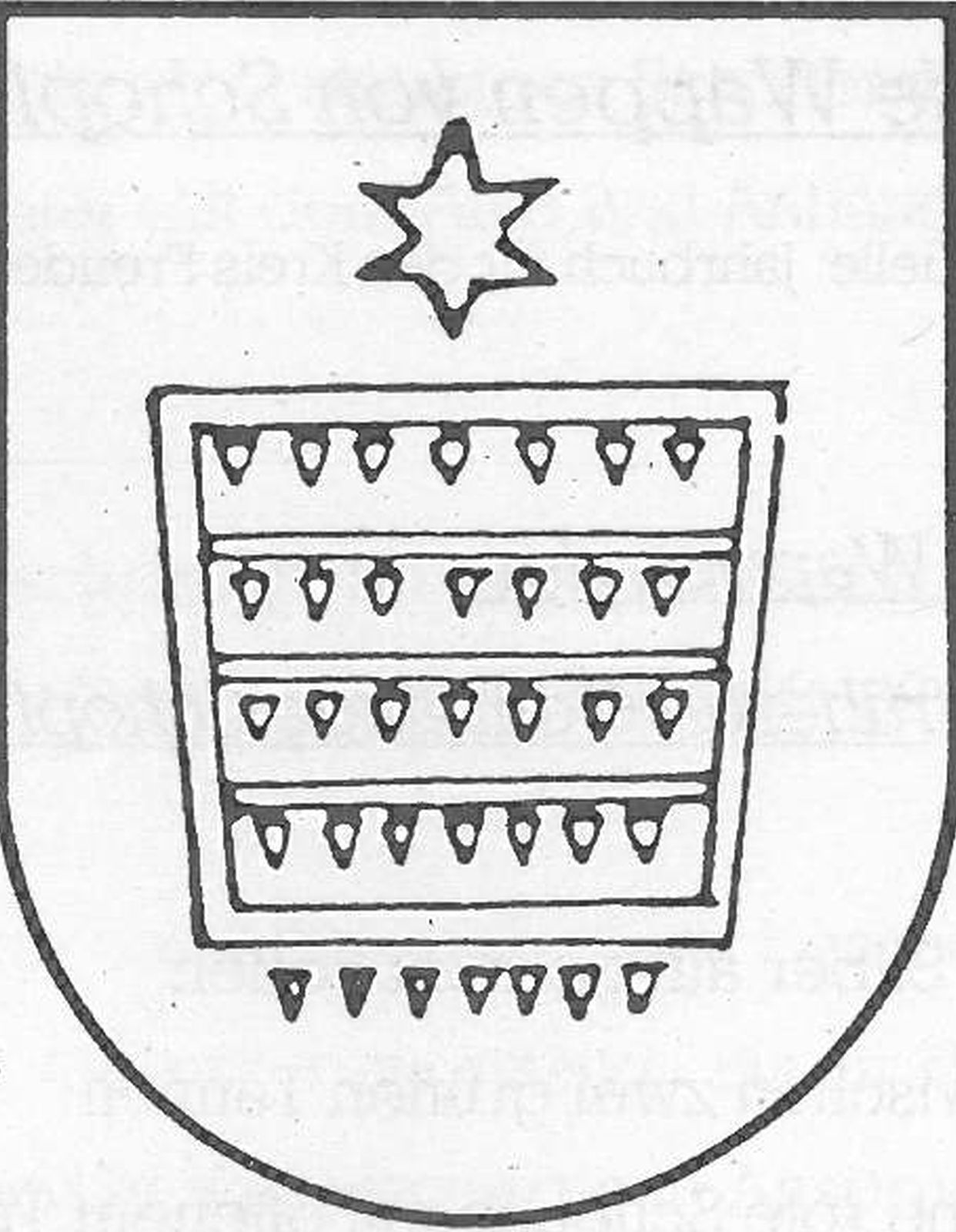  Schopflocher Skizzen Altes Wappen Oberiflingen - Bild wird mit einem klick vergrößert 