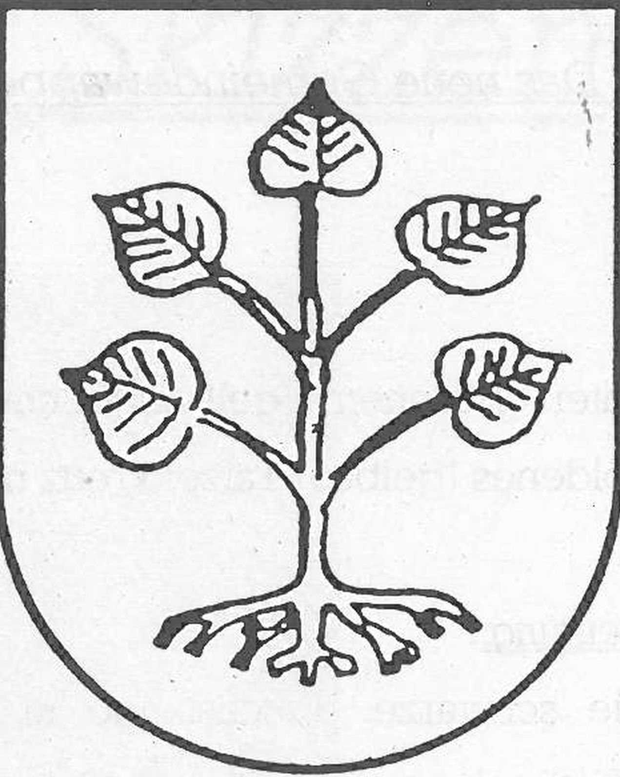  Schopflocher Skizzen Altes Wappen Unteriflingen - Bild wird mit einem klick vergrößert 