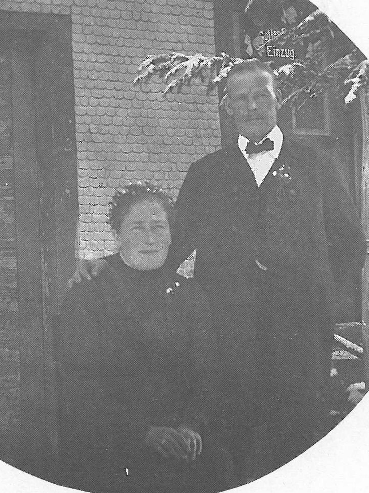  Schopflocher Skizzen Hochzeit am 28. Juni 1919 Georg Vogt und Christine, geb. Maier - Bild wird mit einem Klick vergrößert 