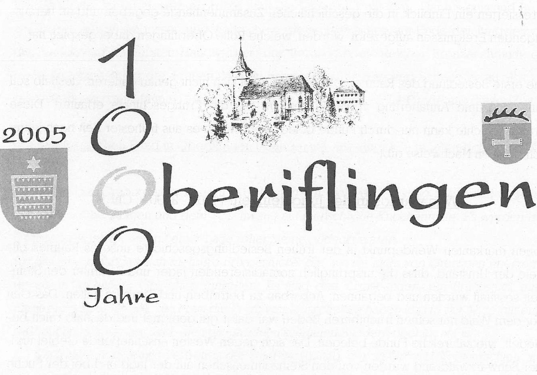  Logo 1000 Jahre Oberiflingen - Bild wird mit einem klick vergrößert 