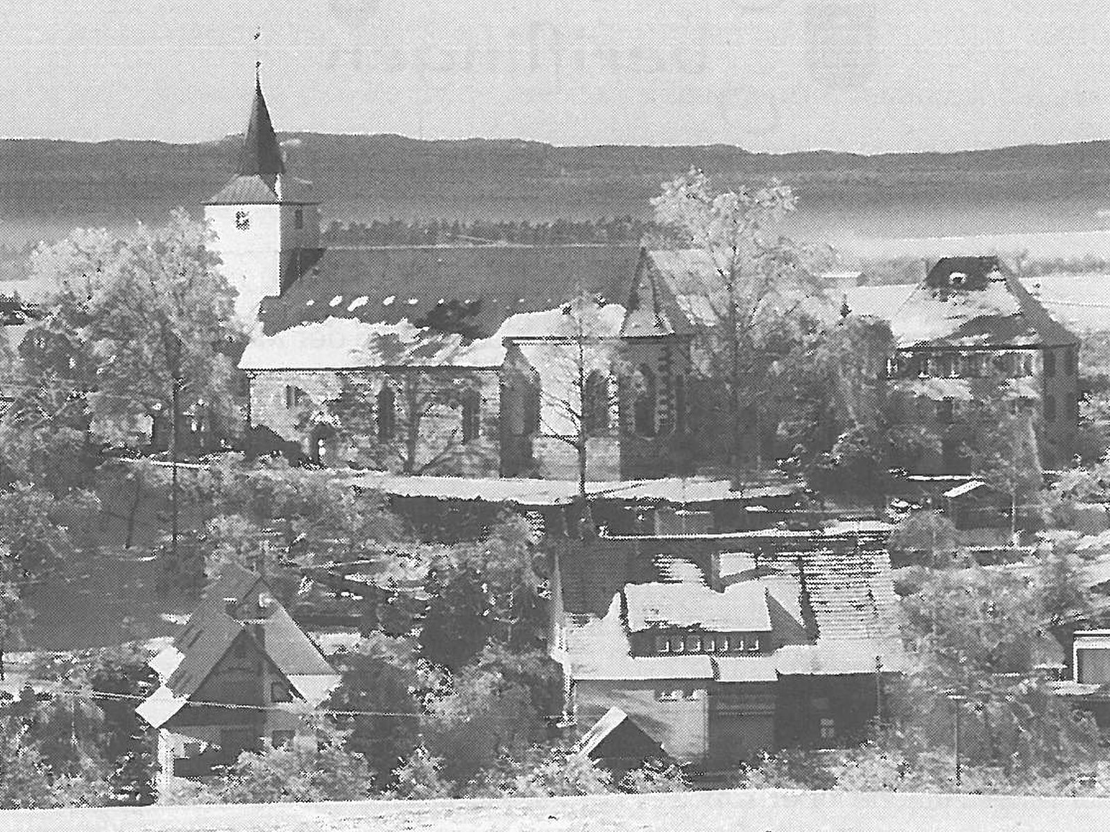  Schopflocher Skizzen Ansicht auf Oberiflingen 1998 - Bild wird mit einem Klick vergrößert 