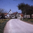 Ortseingang von Dettlingen im Jahr 1980