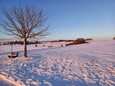 Schnee in Schopfloch - Bild wird mit einem Klick vergrößert