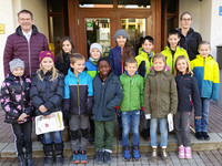 Klasse 4a der Gemeinschaftsschule besucht Schopflocher Rathaus