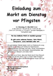 Einladung Pfingstmarkt